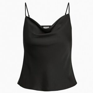 Aritzia Babaton Cowlneck Cami - Black size S